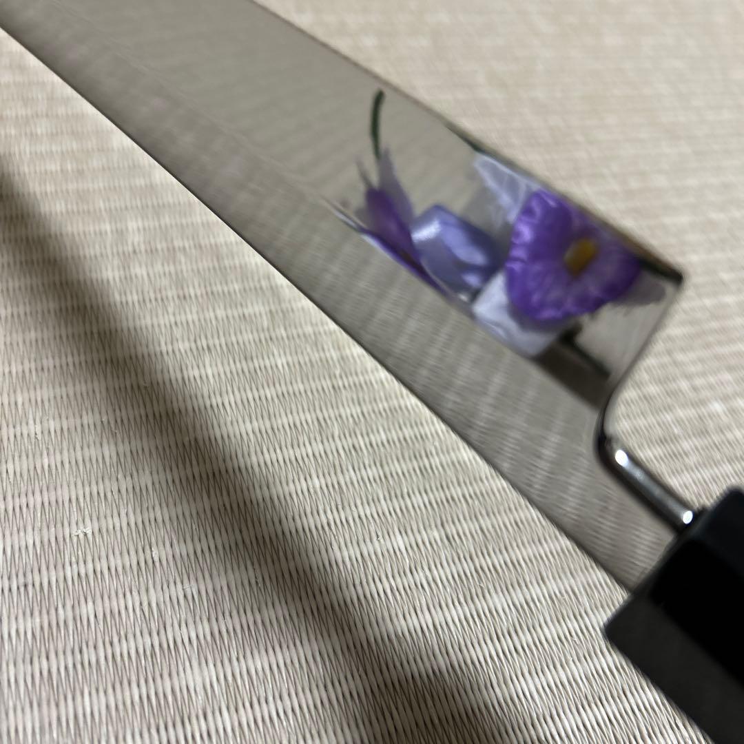 切り付け　尺二　V金10号　本焼　柳刃　包丁　和包丁　鏡面　黒檀黒水牛八角柄