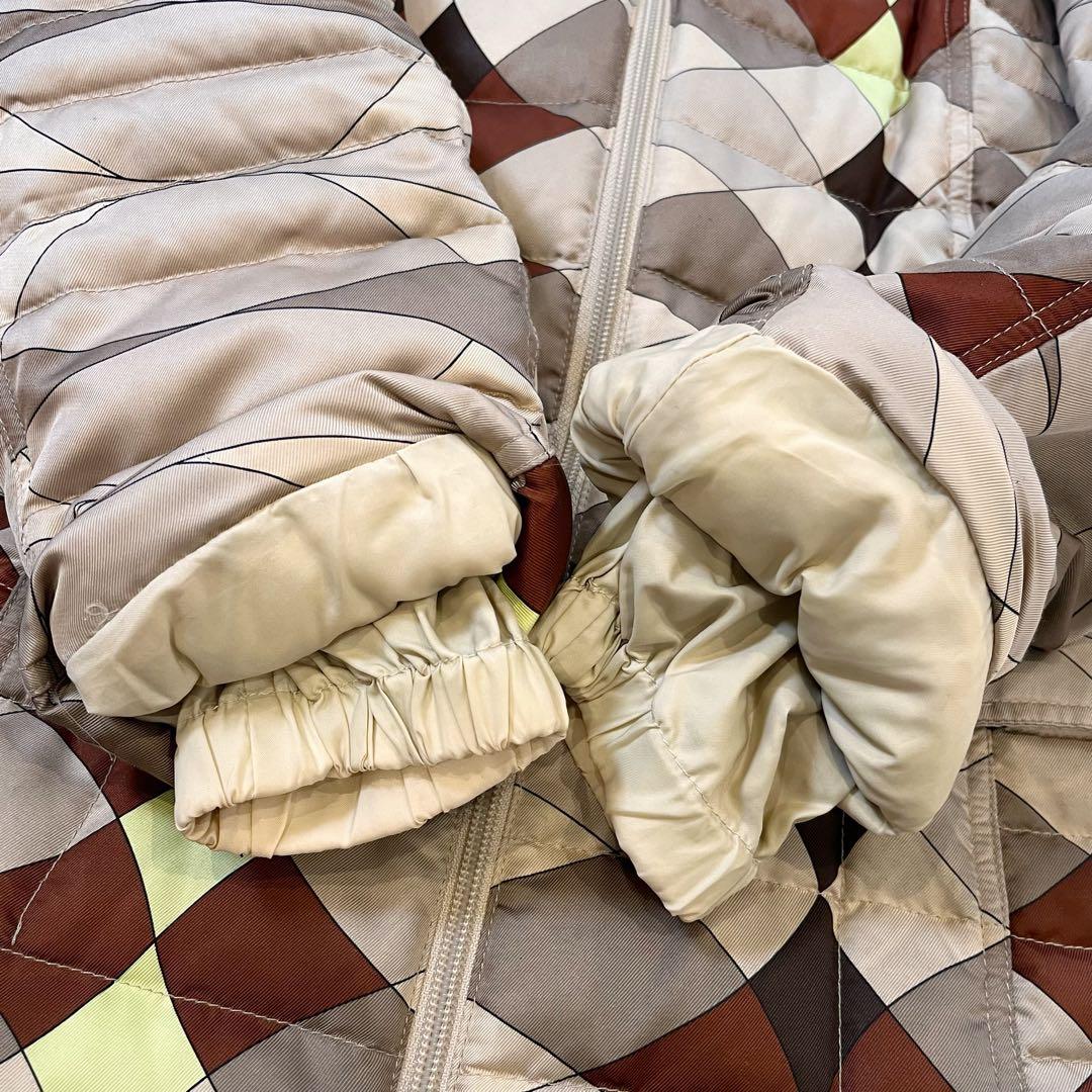 EMILIO PUCCI エミリオプッチ ダウンコート ロングコート ブラウンM