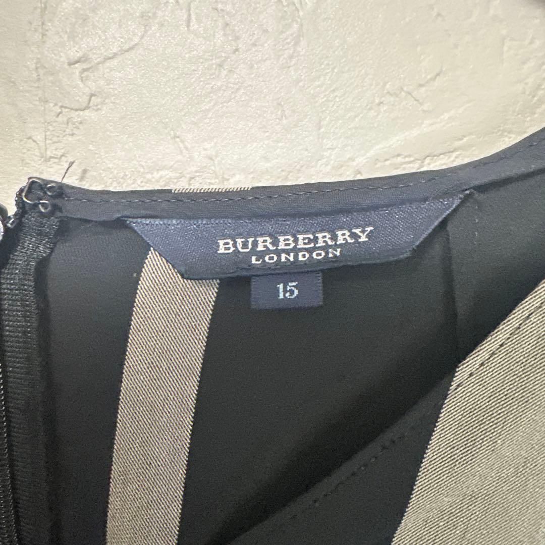 BURBERRY チェック柄 半袖ワンピース 15