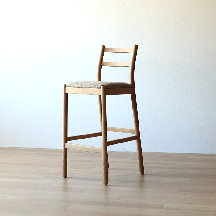 オールド 飛騨の家具 日進木工 nissin カウンターチェア ナラ材 無垢材