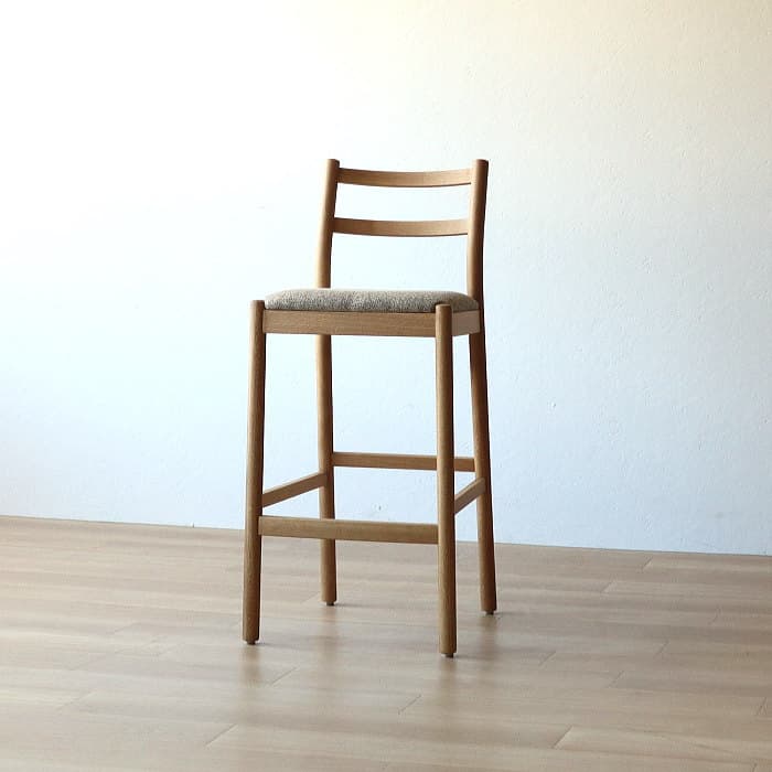 オールド 飛騨の家具 日進木工 nissin カウンターチェア ナラ材 無垢材