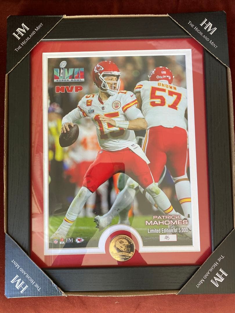 特価NFL MVP パトリック・マホームズ第57回スーパーボール優勝　新品