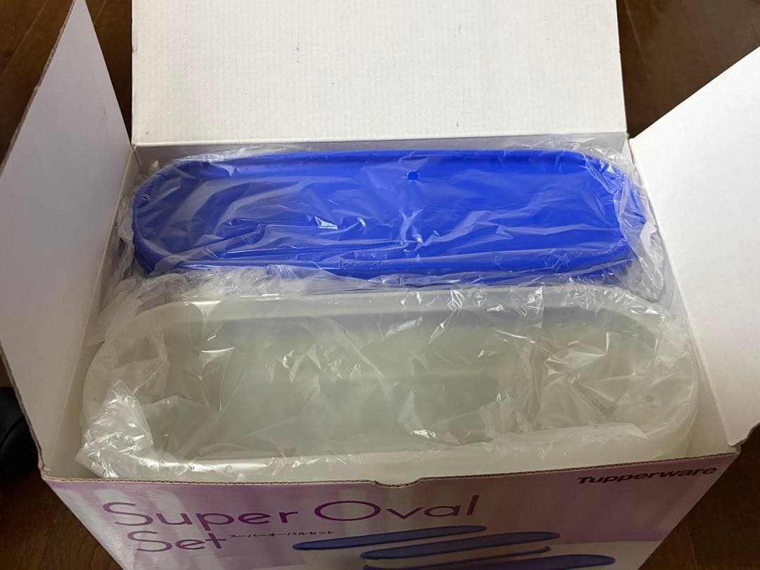 【新品】タッパーウェア　スーパーオーバルセット　5個セット