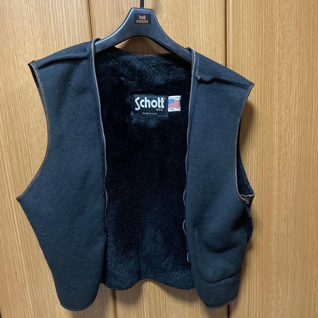 ショットシングルライダース ダメージ加工ビンテージ