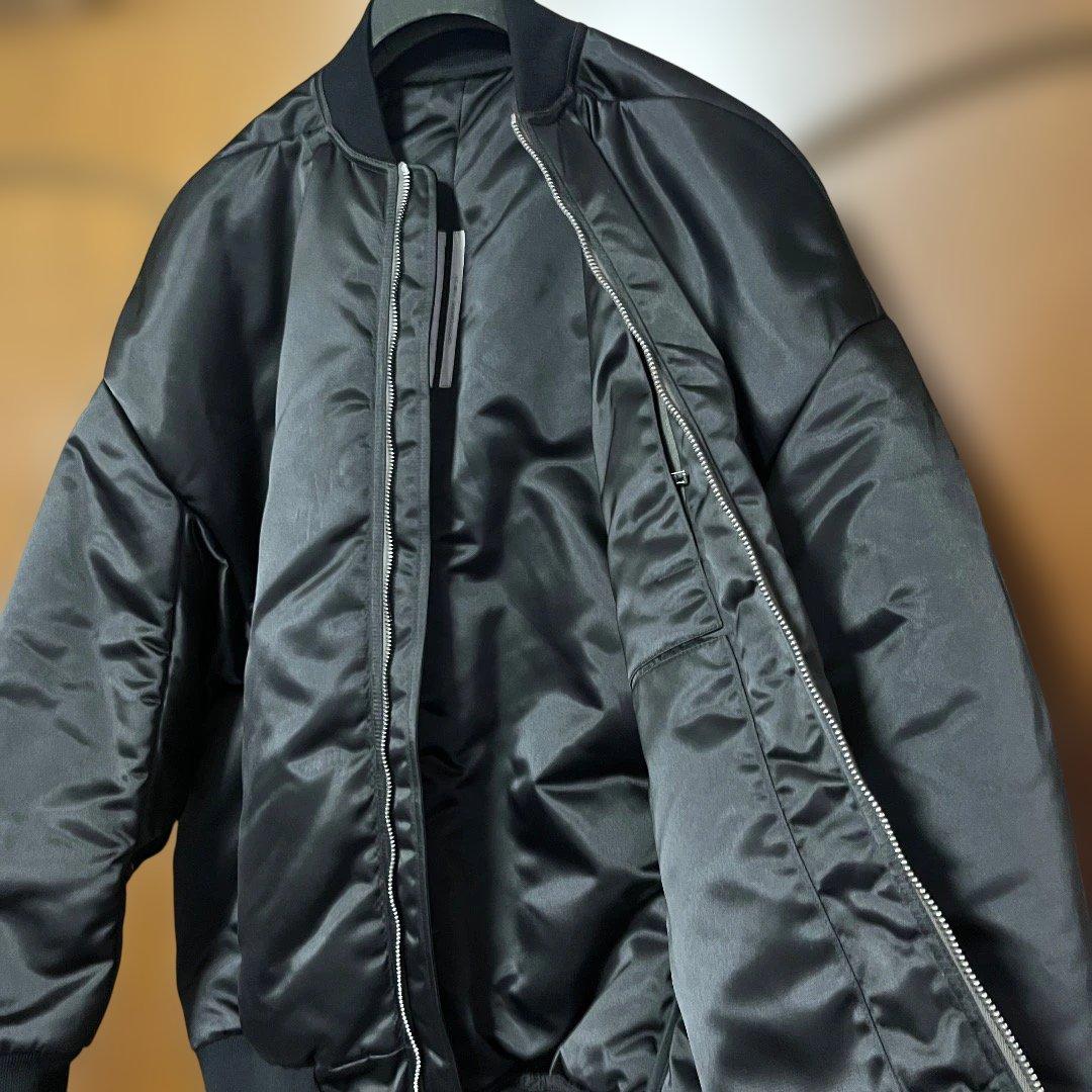 21FW Rick Owens JUMBO PETER FLIGHT 48 黒