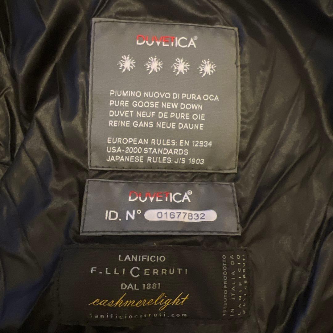 DUVETICAデュベティカベスト 42 ダークグレー×ブラック