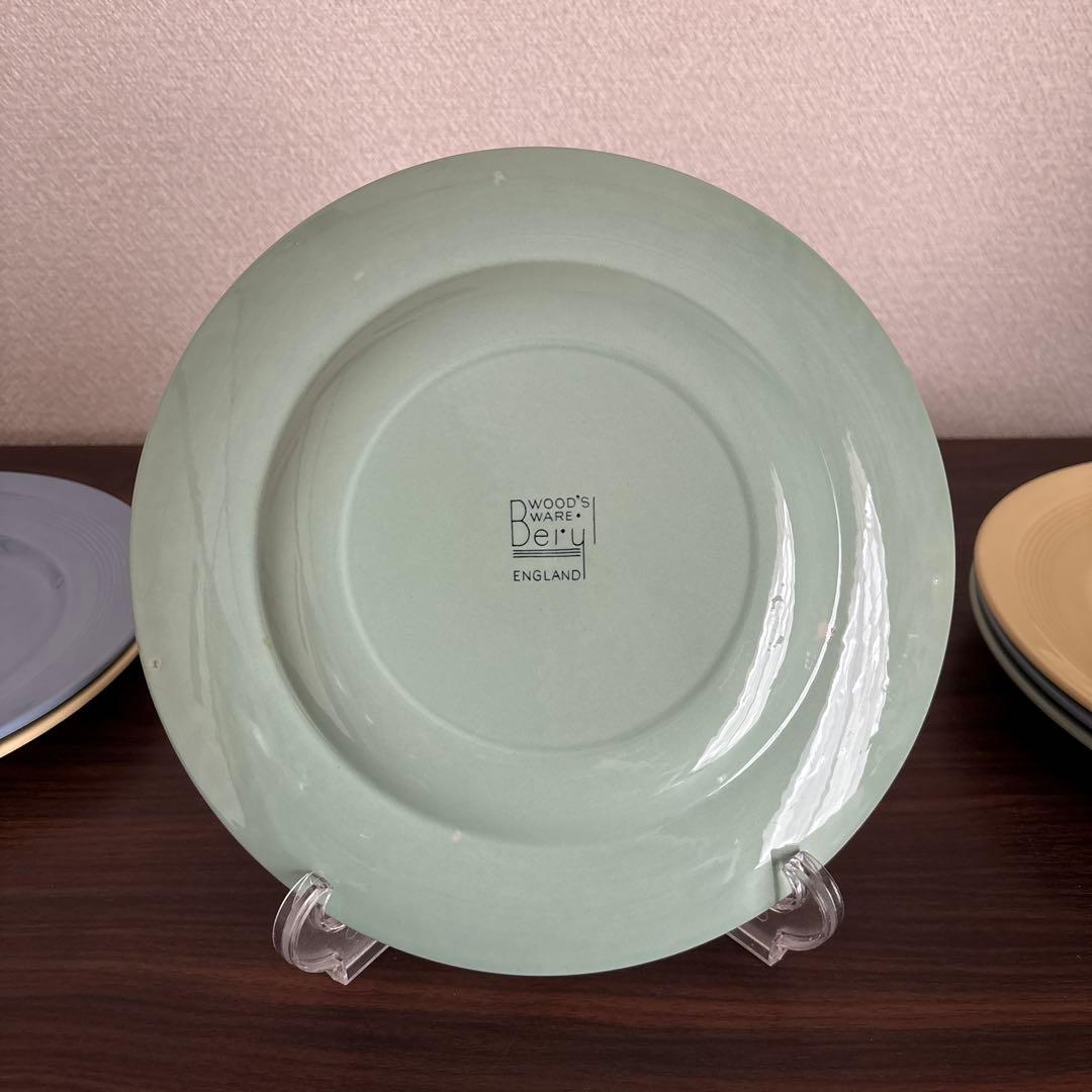 WOOD’S WARE Jasmine/Iris/Beryl プレート 小大6枚