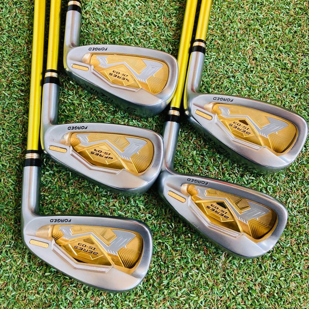 美品 HONMA ホンマ BERES IS-03 アイアン メンズ ゴルフ 星3