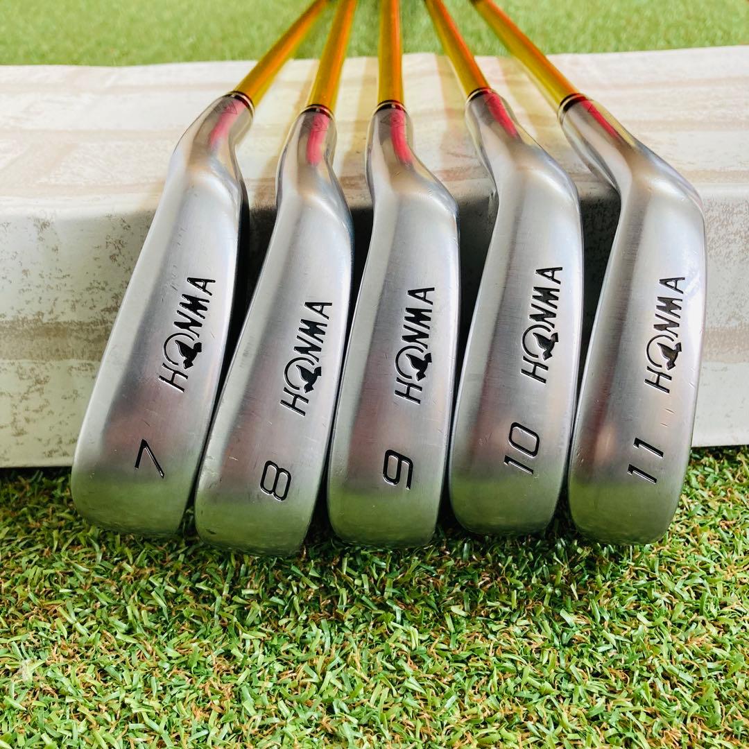美品 HONMA ホンマ BERES IS-03 アイアン メンズ ゴルフ 星3
