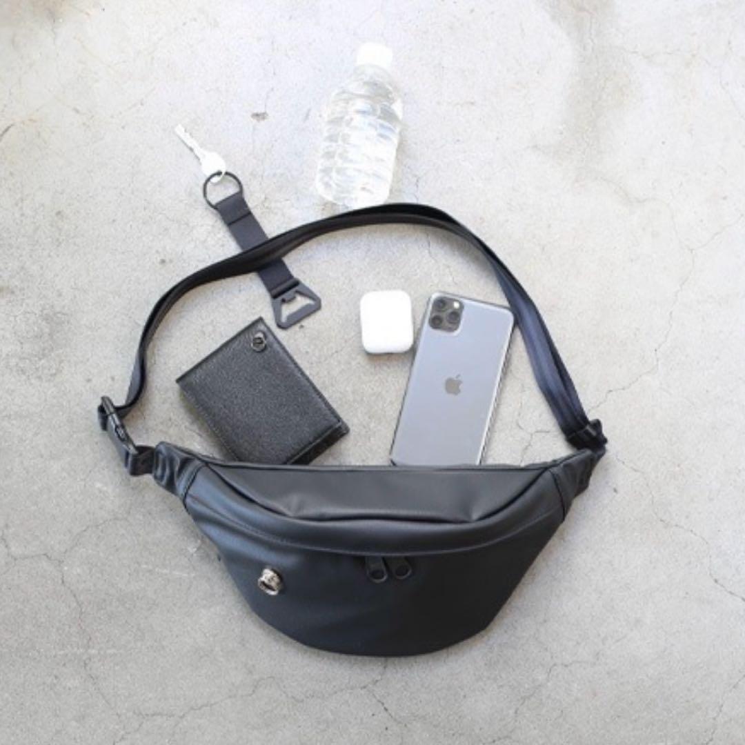 jam  made エシカルレザー ミニ ウエストポーチ ボディバッグ