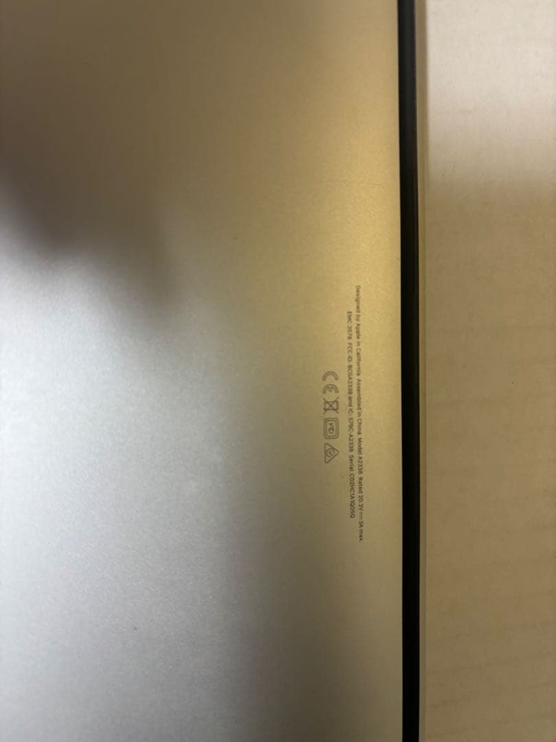 MacBook本体 MacBook Pro (macOS Monterey) a2338