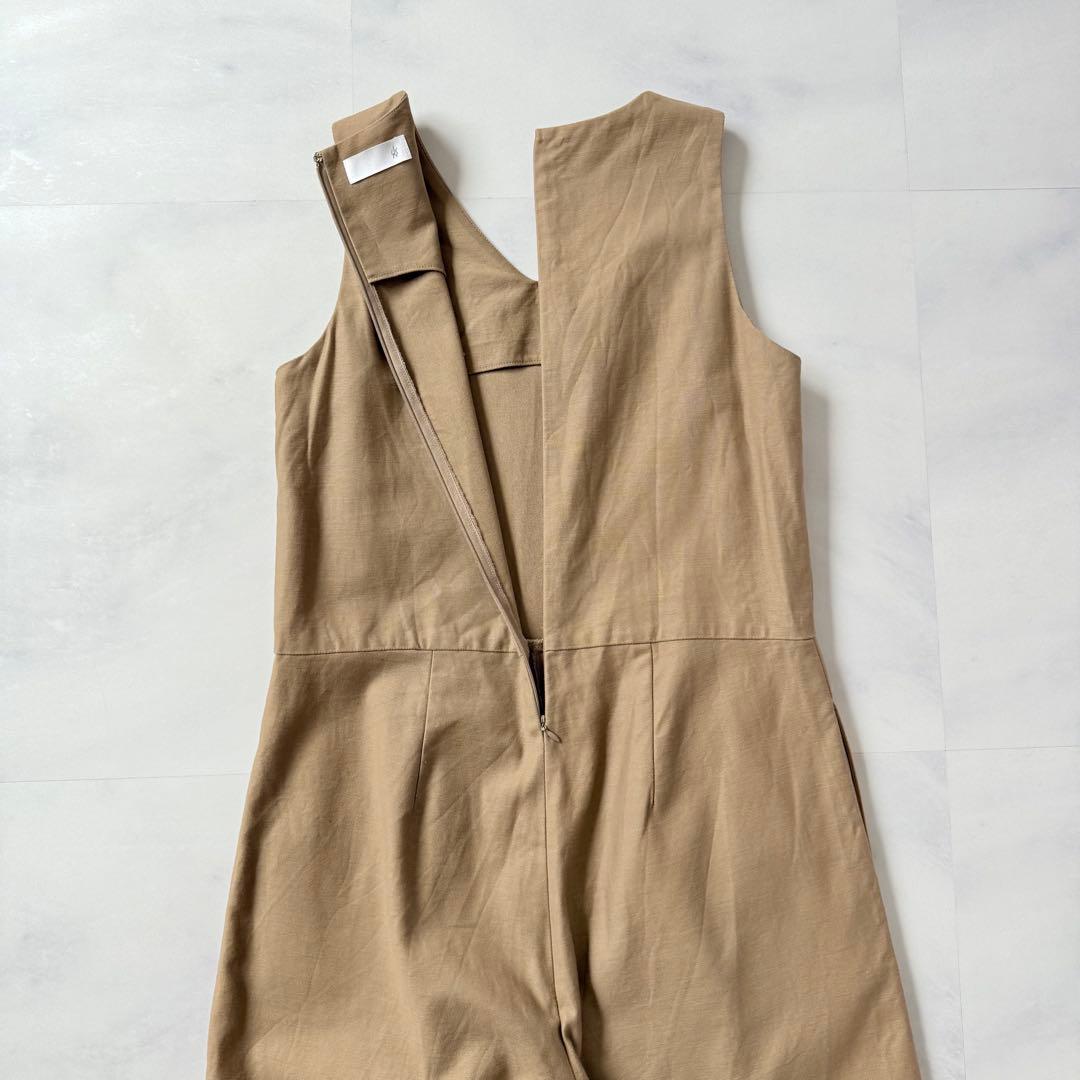 かぐれ　サロペット　オールインワン　コットン100% ベージュ