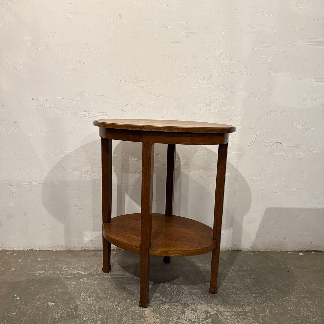 年末年始saleヴィンテージ　木製サイドテーブル　2段