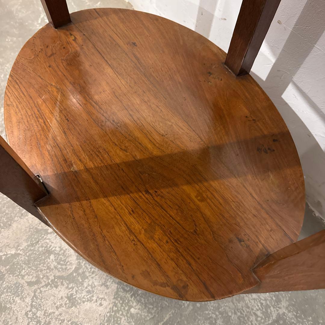 年末年始saleヴィンテージ　木製サイドテーブル　2段