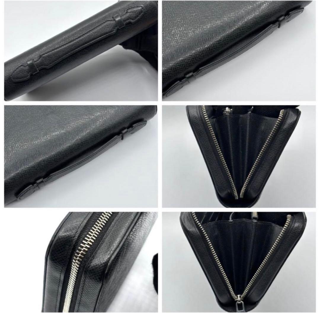 【極美品】綺麗 大容量 ルイヴィトン タイガ ジッピーXL ノワール 黒 長財布