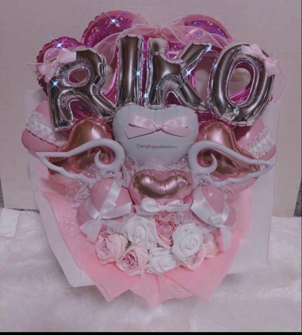 にゃんこさん　バルーンブーケ　卒業ブーケ