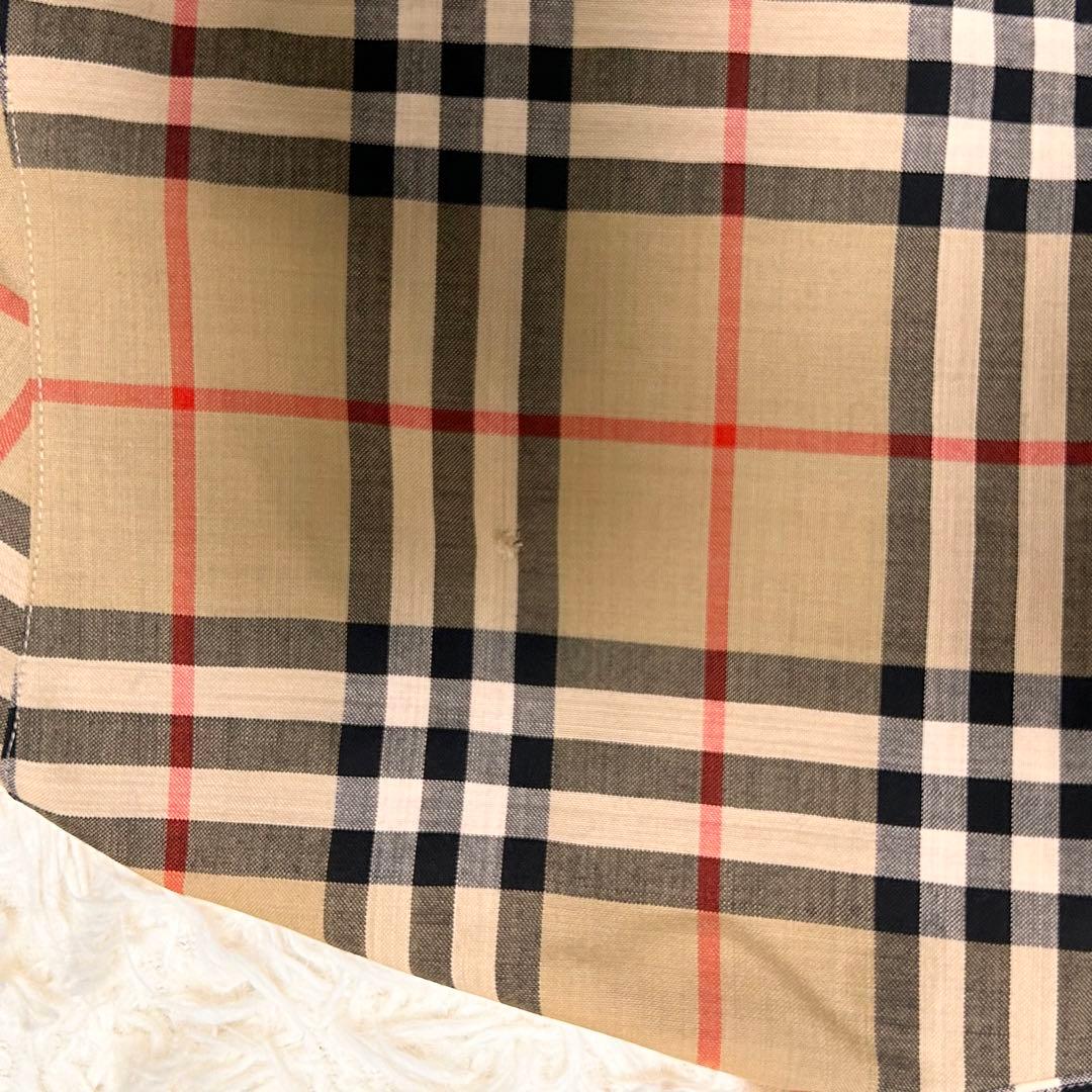 BURBERRY 半袖シャツ ノバチェック 総柄 大きいサイズ ヴィンテージ