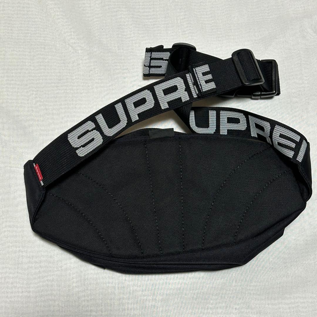 【美品】Supreme ウエストバッグ　ボディバッグ ブラック ブラック 黒