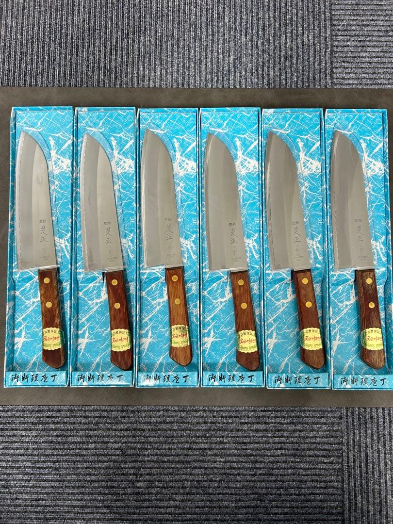 [6個セット] 三徳包丁 ステンレス鋼