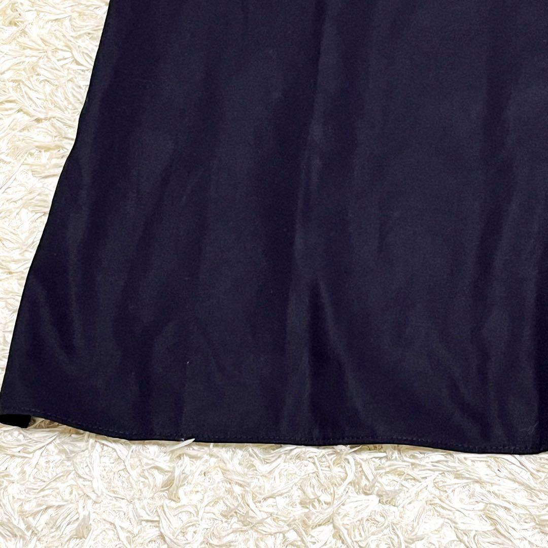 she tokyo 半袖ブラウス シャツ ハーフジップ ボタンダウン ブラック
