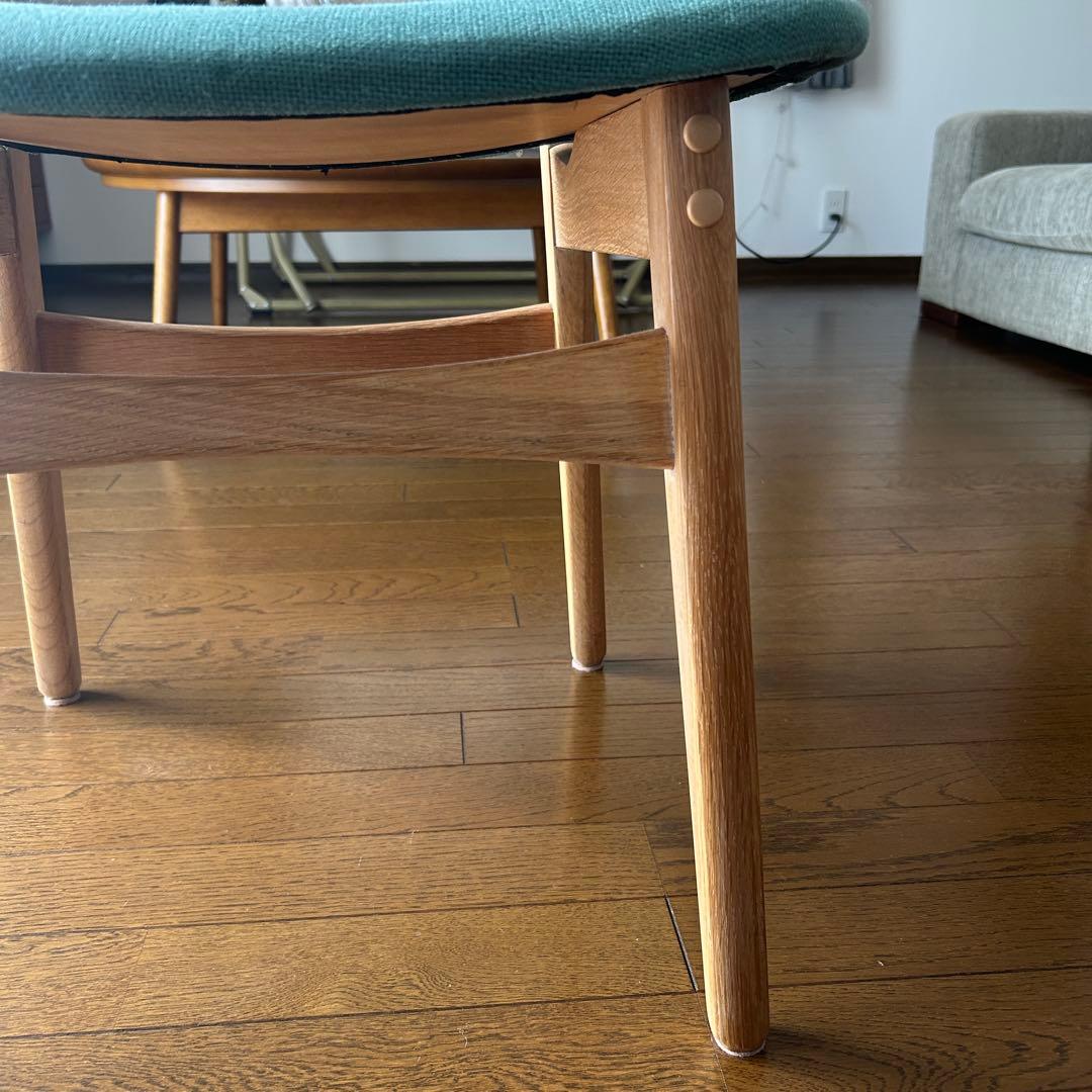 ハンス・J・ウェグナー リプロダクト品 ダイニングチェア 椅子 布張り