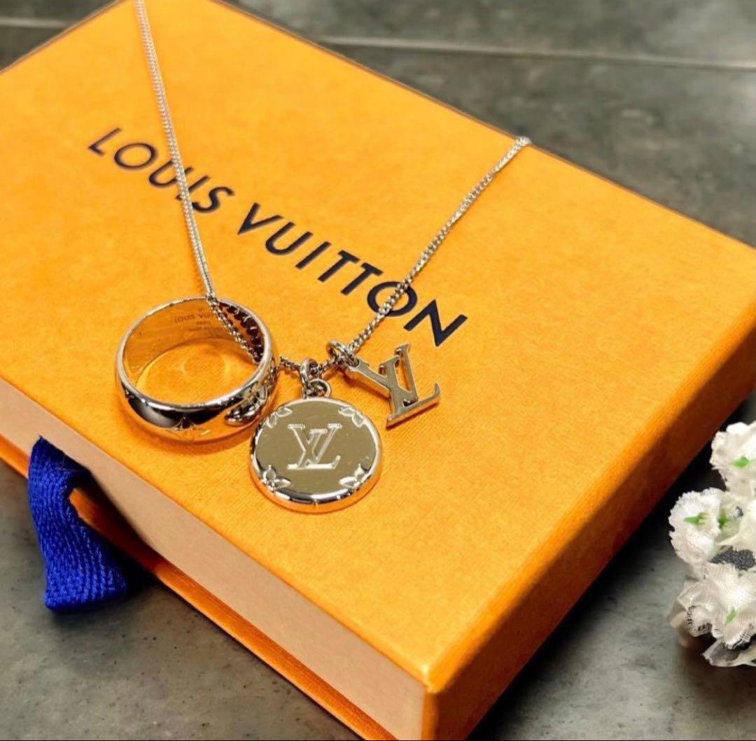 Louis Vuitton リング　モノグラム　ネックレス　販売終了品　希少