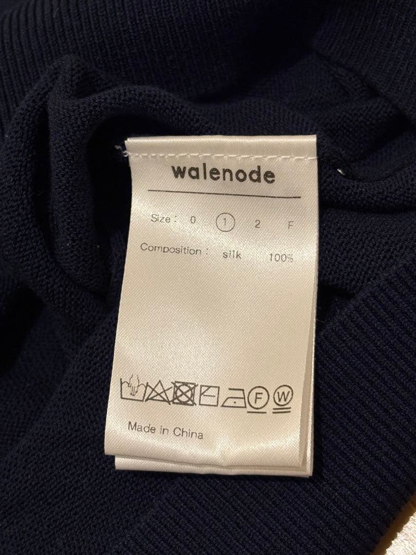【新品未使用】WALENODE / シルク Tシャツ