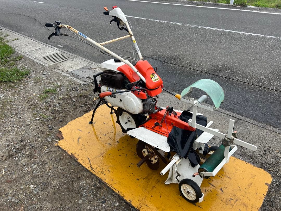 宮崎　クボタ マルチ管理機 TS750 畝立て ごぼう　管理機　マルチャー