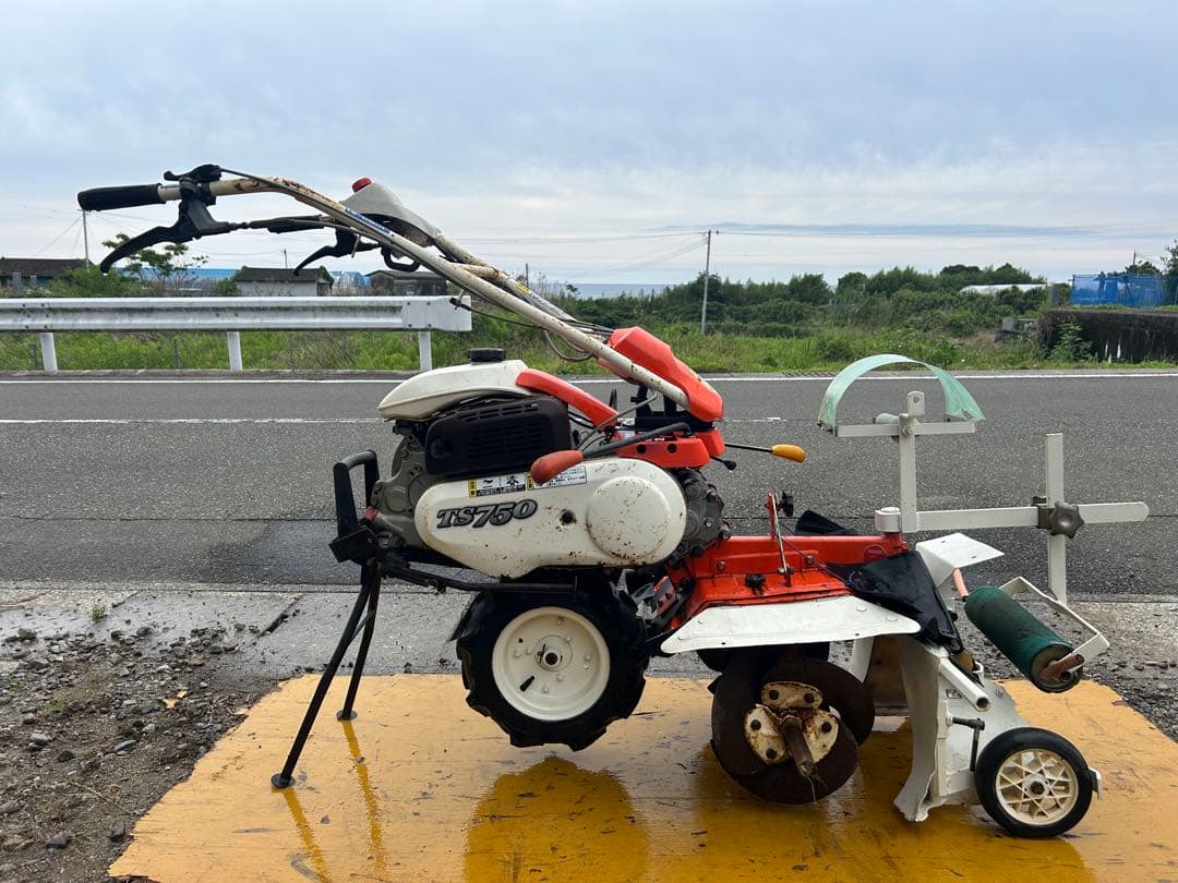 宮崎　クボタ マルチ管理機 TS750 畝立て ごぼう　管理機　マルチャー