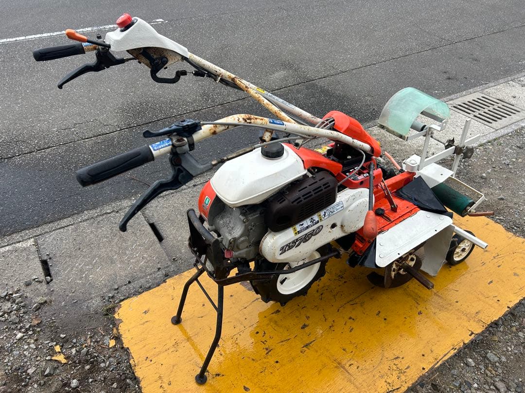 宮崎　クボタ マルチ管理機 TS750 畝立て ごぼう　管理機　マルチャー