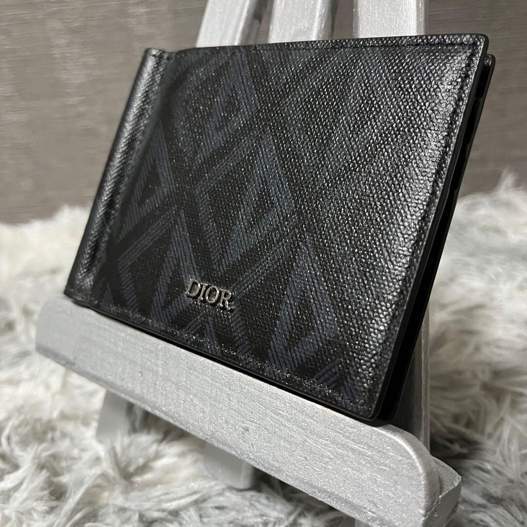 ✨️未使用級✨️ ディオール マネークリップ カードケース CD ダイヤモンド柄