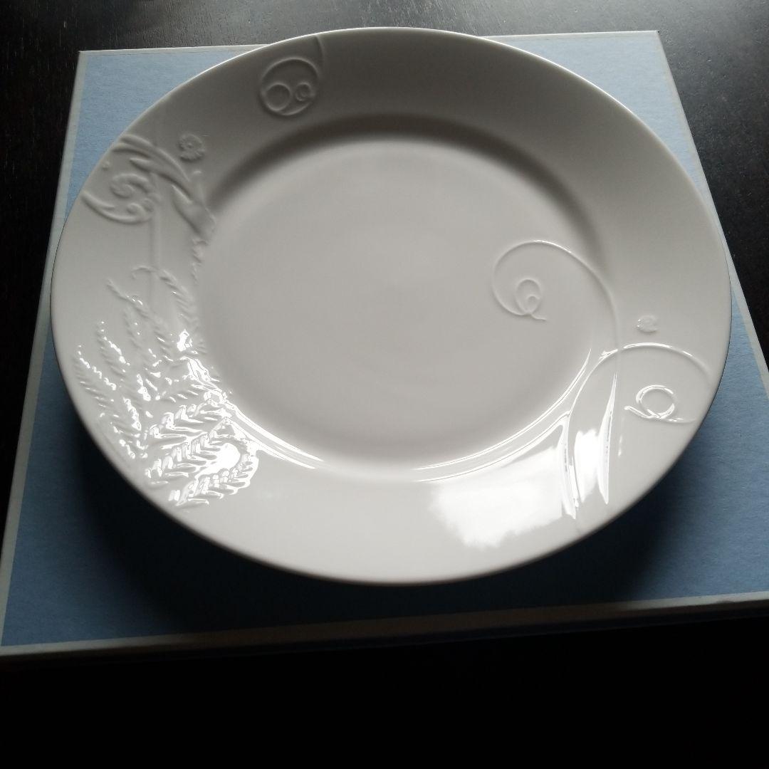  NATURE ボーンチャイナ皿 27cm 白皿