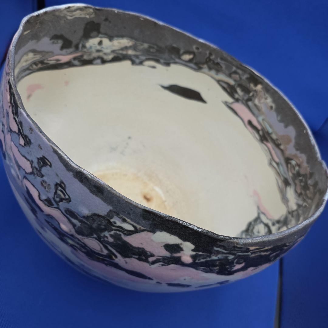 人気作家　梶谷ばん作 花瓶 壺