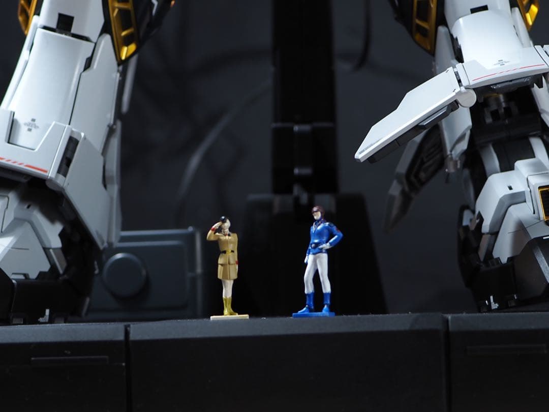 PG UNLEASHED 1/60 νガンダム　全塗装　完成品　LED組込