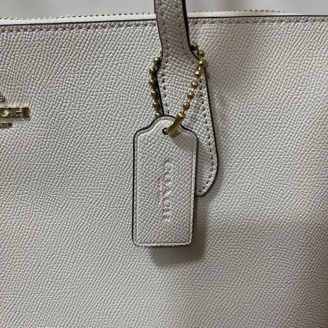 COACH ホワイトトートバッグ