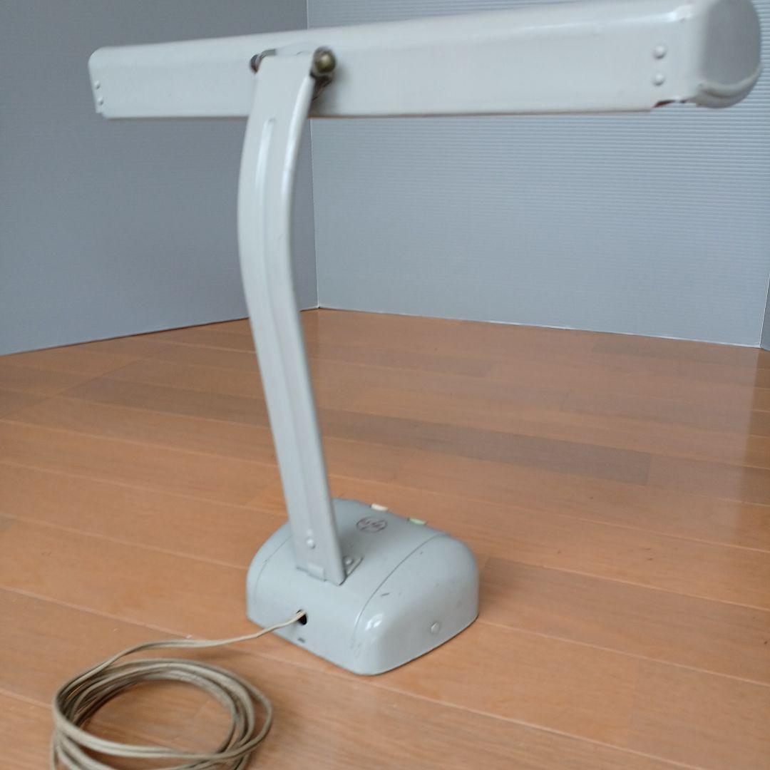 昭和レトロ　ナショナル 蛍光灯器具　学習用電気スタンド　ディスクライト　希少品