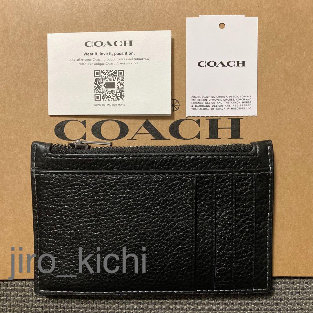 新品＊未使用 COACH コーチ ロゴ ヴァーシティ カードケース