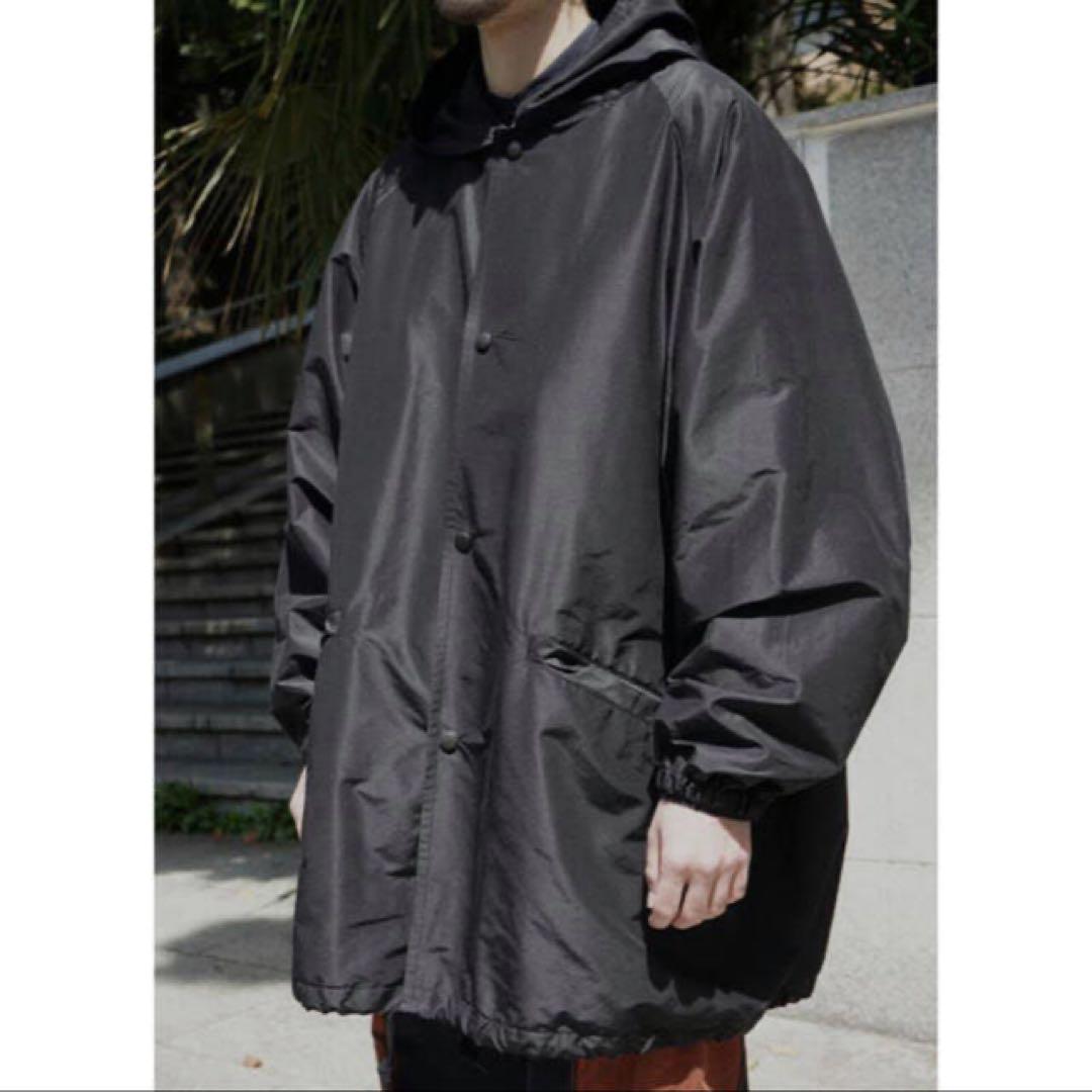 COMOLI 21SS コットンシルクフーデッドコート　size1