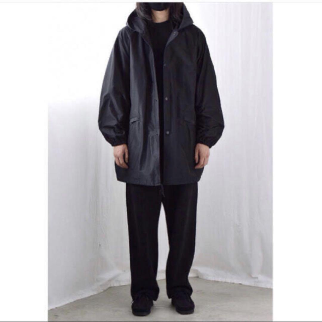 COMOLI 21SS コットンシルクフーデッドコート　size1