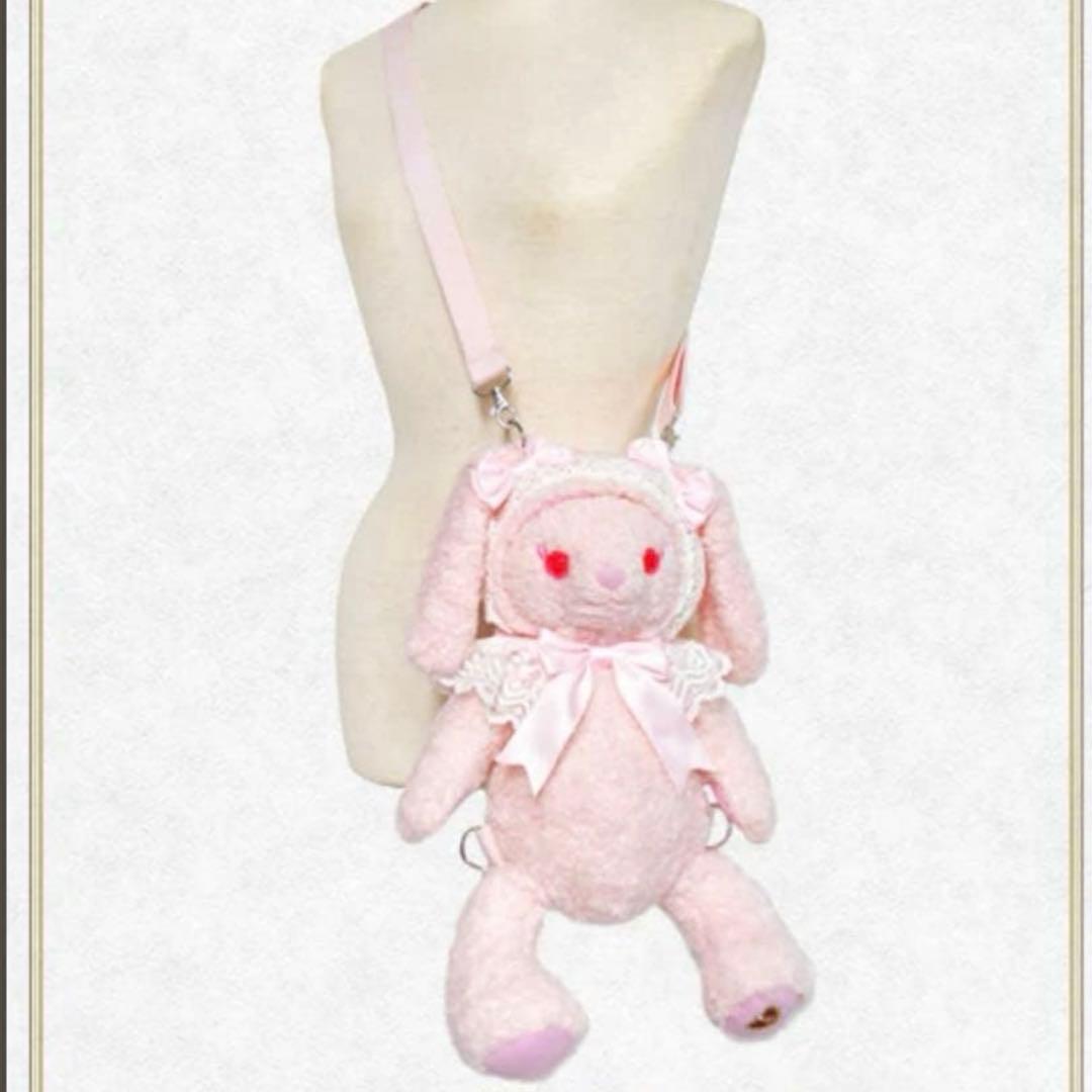 【新品未開封】 うさくみゃリュック　白ピンク　うさくみゃリュックミニ
