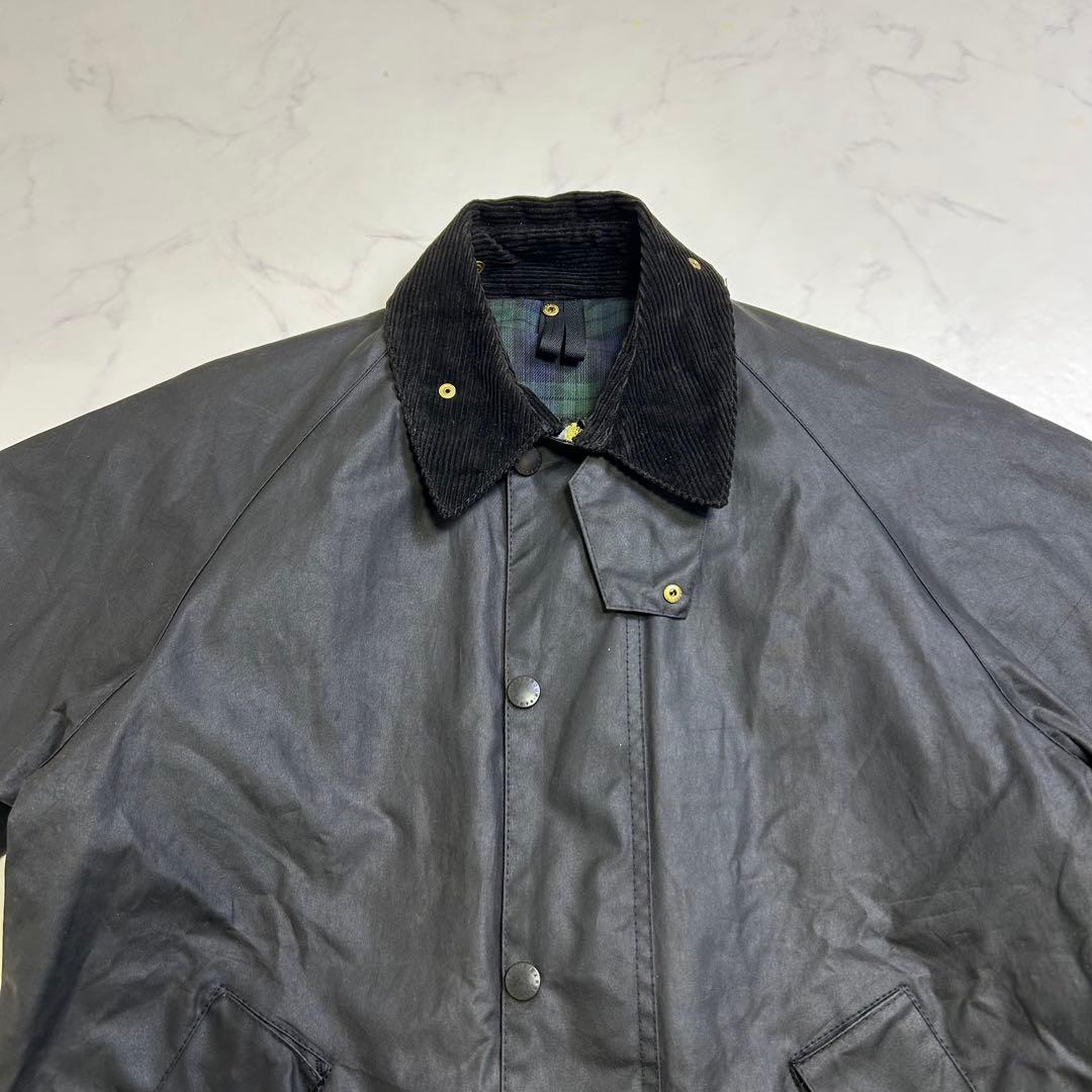 【00s】ミント BARBOUR TRANSPORT JACKET BLK 36