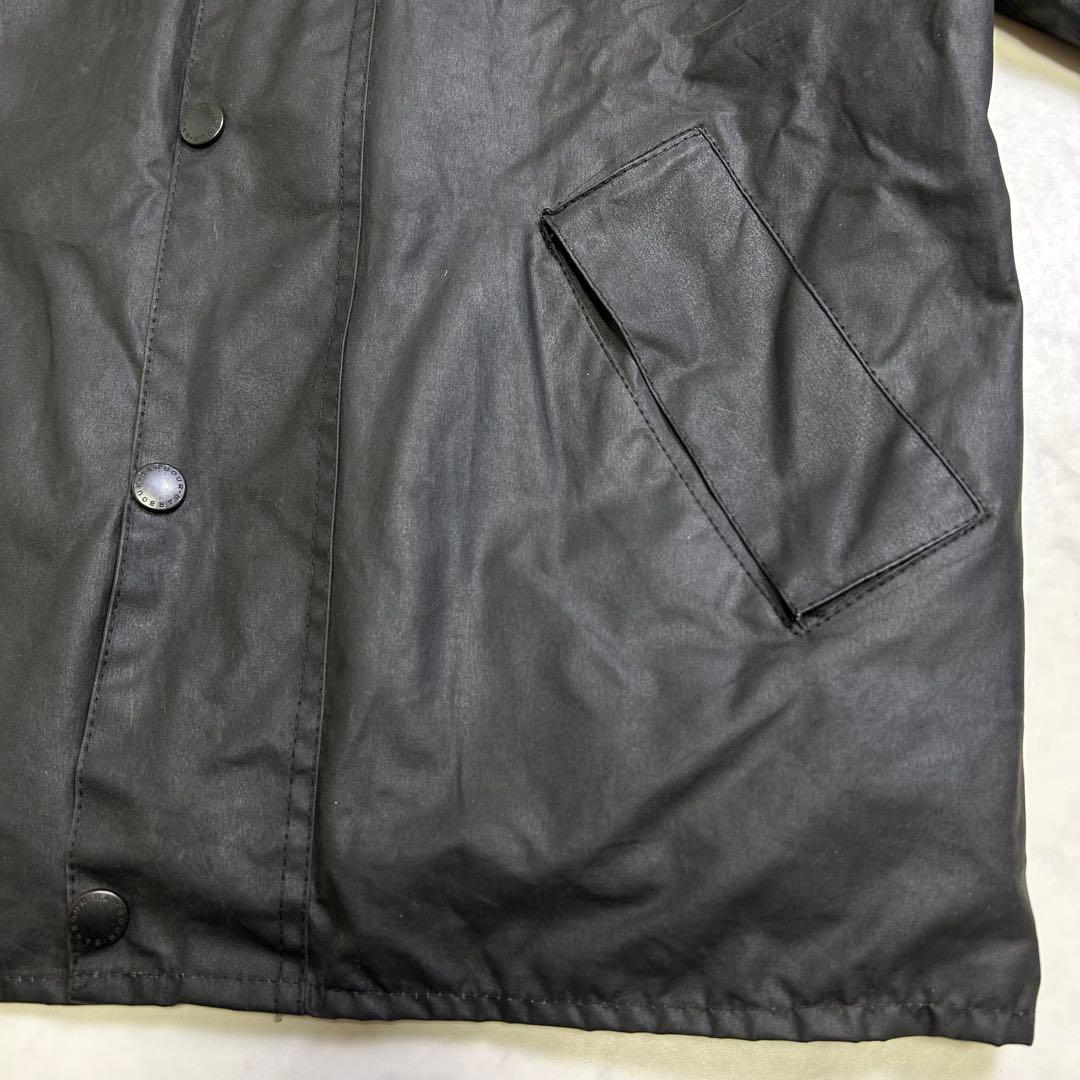 【00s】ミント BARBOUR TRANSPORT JACKET BLK 36