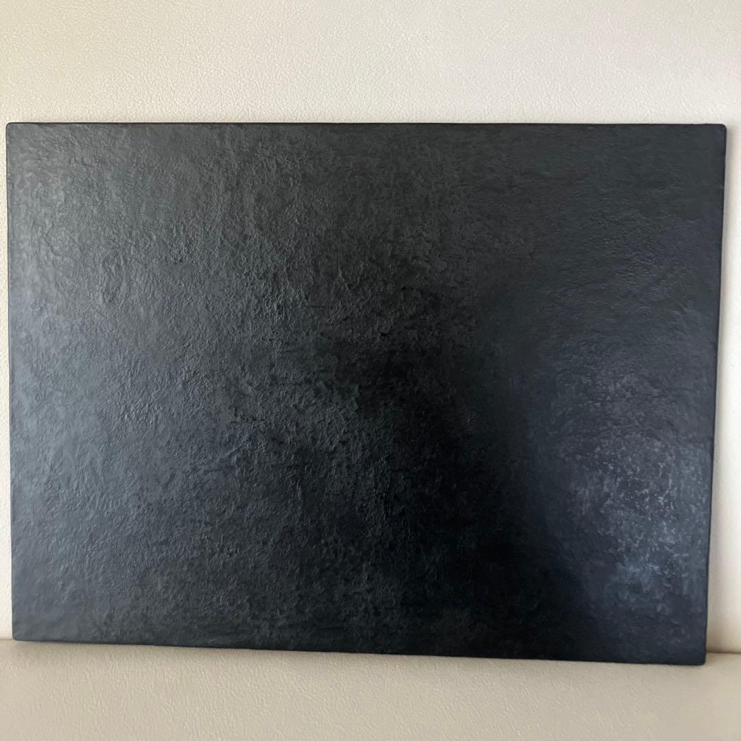 杉田明彦　スレート折敷　2点