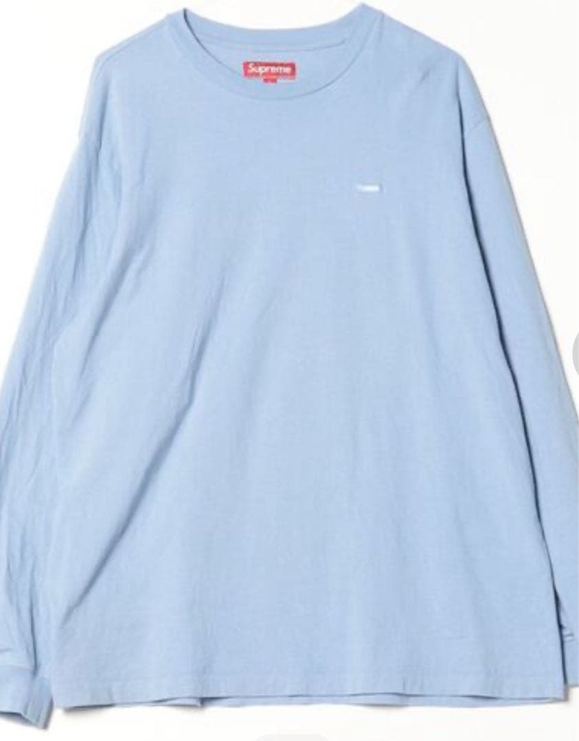 Supreme Small Box L/S Tee ラベンダー ロンT Tシャツ