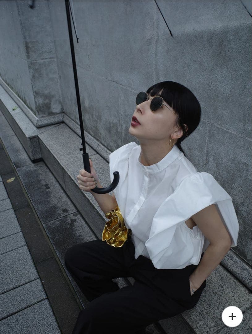 a*i様 ameri PETAL SLEEVE COMPACT BLOUSE