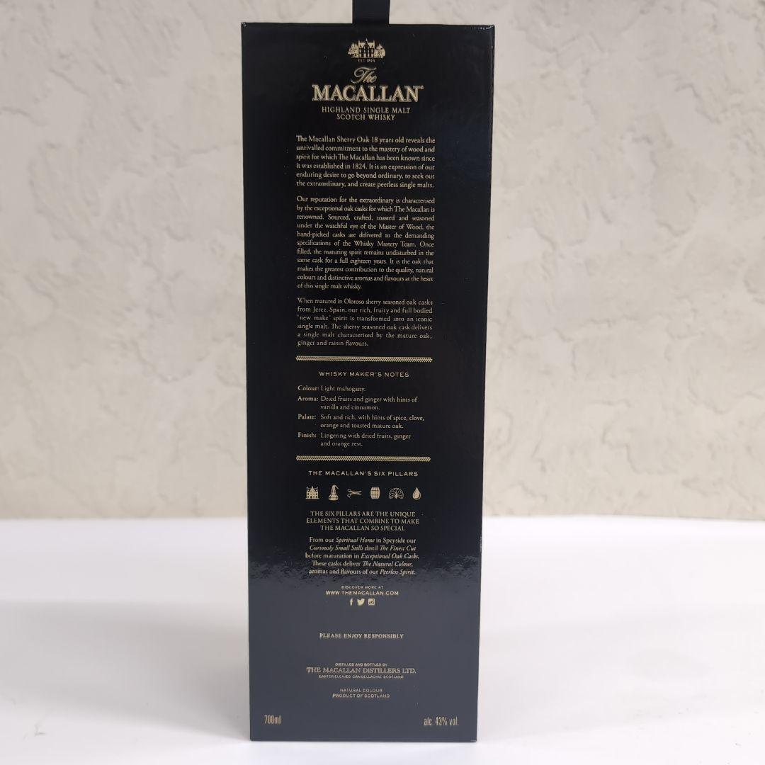 C*u様 未開封品 マッカラン 18年 シェリーオークカスク MACALLAN