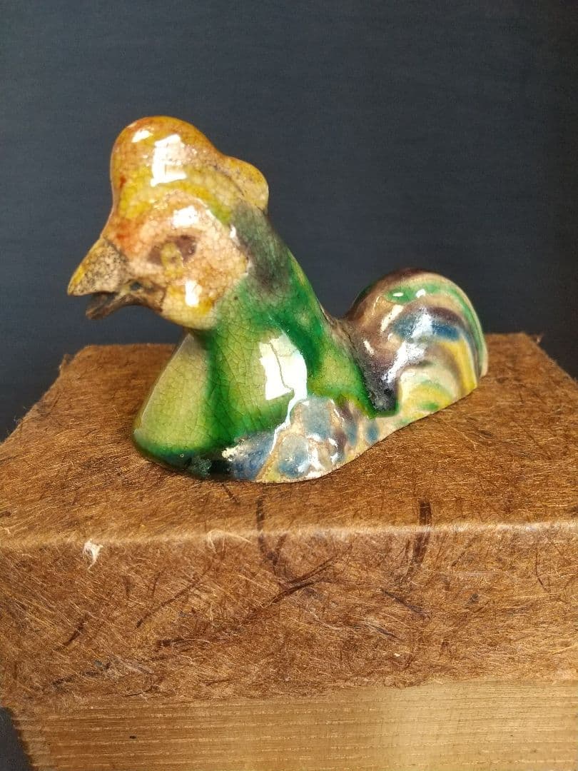 交趾焼 鶏香合
