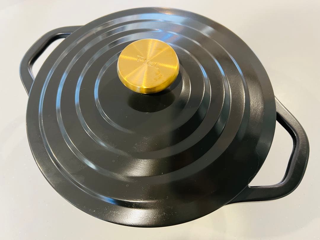 新品未使用　ティファール　エアココット　限定チャコールグレー　24センチ