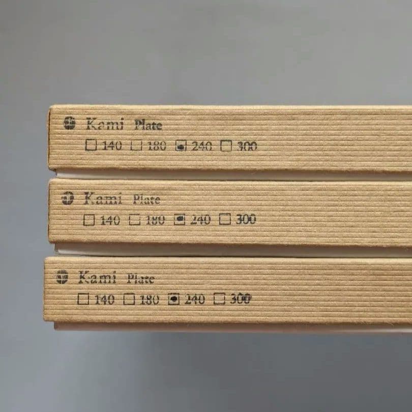 0558【未使用品】高橋工芸 Kami プレート 3点セット