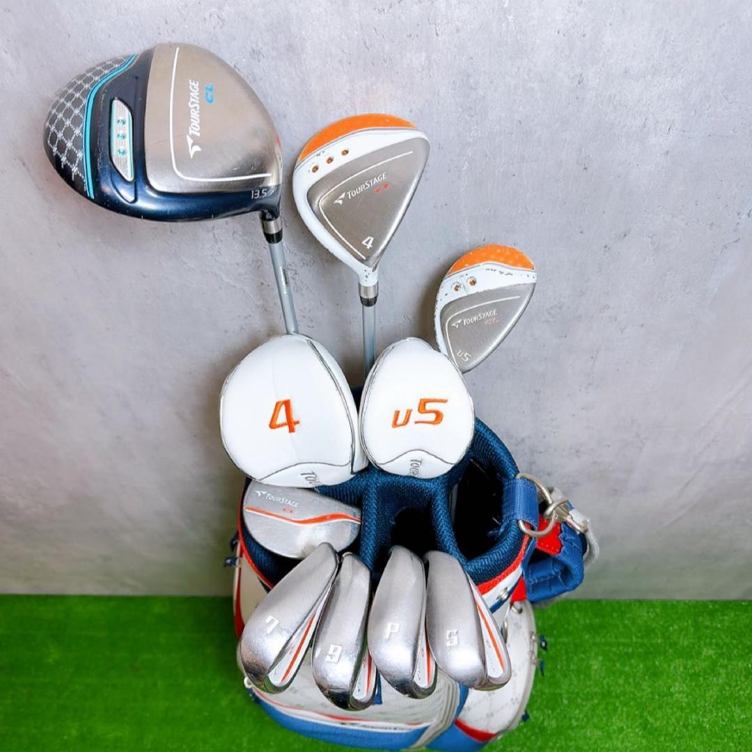 ブリヂストン ツアーステージCL レディース ゴルフクラブセット 8本 L